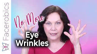 Face Yoga to REDUCE Eye Wrinkles [upl. by Adnuahs]