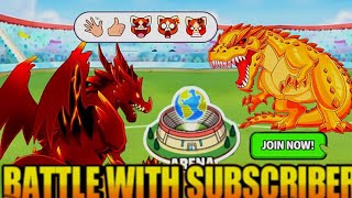 DYNAMONS WORLD LIVE GAMEPLAY PLAYING WITH SUBSCRIBERS pokemondynamons [upl. by Aimat900]