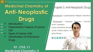 Anticancer Drugs Medicinal Chemistry Part 1 Introduction amp Drug Classifications [upl. by Uriel]