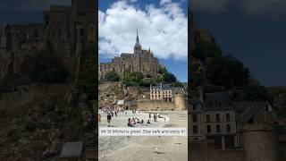 Mt St Michel its tides and quicksands 🌊 [upl. by Ygief]