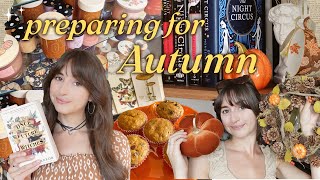 Preparing For AUTUMN 🍂 shopping decorating amp reading cozy books  a vlog 🕯️🍁🍄 Basically Britt [upl. by Elimaj814]