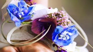 4 Tips for a Modern Wrist Corsage  Wedding Flowers [upl. by Eilema825]