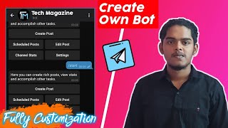 How to Create Own Telegram Bot  Step by Step Tutorial TamilTechMagazine [upl. by Isnan]