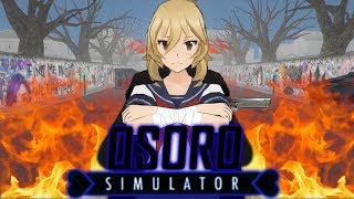 OSORO SIMULATOR IM SO HARDCORE  Yandere Simulator Rival Mods [upl. by Eniar]