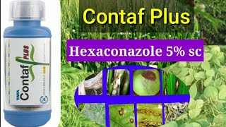 Contaf plus Fungicide  Hexaconazole 5 SC [upl. by Pauiie]