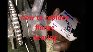 Flange bearing Replace and install HONDA CB110 [upl. by Audre336]