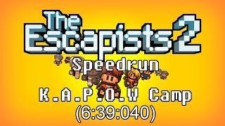 The Escapists 2  KAPOW Camp Speedrun  639040 [upl. by Pellet]