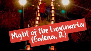 Night of the LUMINARIA galena illinois christmas [upl. by Sybila988]