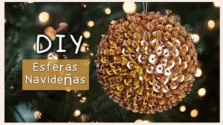 Tutorial esferas navideñas elegantes  🎄✨🎉 [upl. by Dreher]