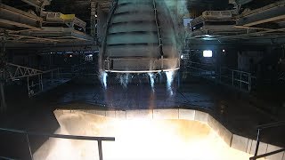 NASA Conducts First RS25 Rocket Engine Test of 2018 [upl. by Joab]