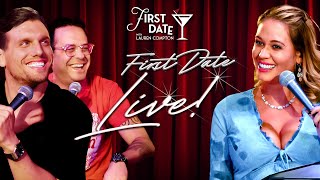 First Date LIVE w Chris Distefano and Joe DeRosa  First Date with Lauren Compton [upl. by Marjie]