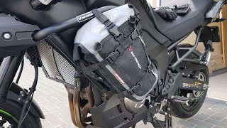 Versys 1000  SW Motech drybag 80 [upl. by Nohtanhoj]