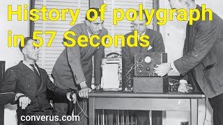 History of Lie Detectors in Just 57 Seconds [upl. by Buchbinder]