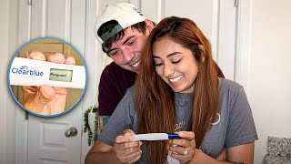 We Are Pregnant Live Pregnancy Test Emotional [upl. by Codi]