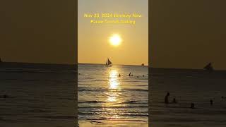 Nov 23 2024 Boracay Now Paraw Sunset Sailing [upl. by Eniledgam]