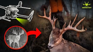 Thermal Drone Locates GIANT Buck Drone Deer Recovery [upl. by Nada413]