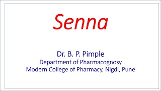 Morphology amp Microscopy of Senna leaves Dr Bhushan P Pimple [upl. by Jodi]