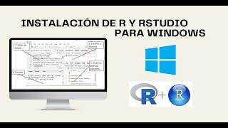 DESCARGAR E INSTALAR R Y RSTUDIO PARA WINDOWS 2022 ✅ 🖥 [upl. by Talanian]