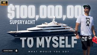 100000000 Superyacht HBC amp Her Toys All to Myself 🚤✨ 4K [upl. by Acirtal]