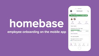 Employee Onboarding on the Mobile App  Homebase [upl. by Blockus]