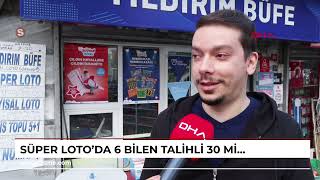 Süper Loto’da 6 bilen talihli 30 milyon 42 bin 645 TL’lik büyük ikramiyeyi kazandı [upl. by Prakash]