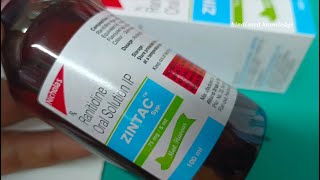 Zintac suspension syrup uses in hindi  zintac suspension syrup for acidity flatulence  zintac [upl. by Nuawtna51]