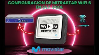 CONFIGURACION DE ONU MITRASTAR WIFI 6 EN OLT VSOL [upl. by Akeimat966]