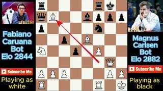 Fabiano Caruana vs Magnus Carlsen chess game 31 [upl. by Stedt]