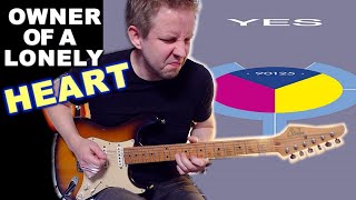 Yes  Owner Of The Lonely Heart  Guitar cover WITH TABS [upl. by Baptist]