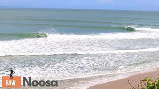 FIRST POINT NOOSA Cyclone Seth Delivers Solid Swell [upl. by Trik]