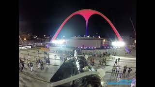 Omni Hoverboards flying out of the Big Fish at the Carnival in Rio de Janeiro 2019 [upl. by Thorma]