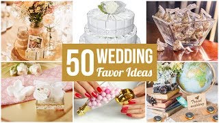 50 Best Wedding Favor Ideas  Your Guests Will Love Them [upl. by Iht352]