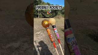 Fireball Large Ball Shell Rocket 🚀 rockets fireworks loud banger [upl. by Delora]