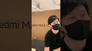 全台首發小米100吋redmi max 100 😎😎😎 ￼超浮誇電視😂 小米 電視 開箱 [upl. by Netsew376]