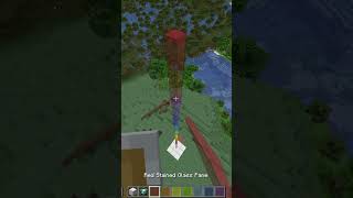 Minecraft Rainbow Beacon🌈 minecraftshorts minecraftbuilding [upl. by Blaise]