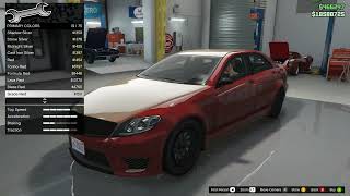 GTA 5 Benefactor Schafter LWB Armored Mercedes S600CL65E63 Past DLC Vehicle Customization [upl. by Gapin]