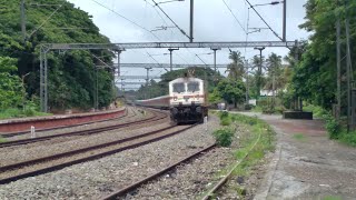 First LHB Run  12202 Kochuveli  Mumbai LTT Garib Rath Express  Ollur [upl. by Agathe474]