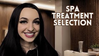 ASMR Choosing Your New Years Spa Package Treatments RP [upl. by Alioz731]