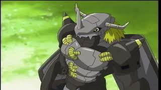 Digimon Season 2  Shakkoumon Paildramon amp Silphymon vs Black Wargreymon [upl. by Grannia]