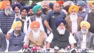 Sukhdev Singh Dhindsa ਮੁੜ ਸਾਮਿਲ ਹੋਏ ਅਕਾਲੀ ਦਲ ਚ  Press Conference punjabpolitics [upl. by Lissak]