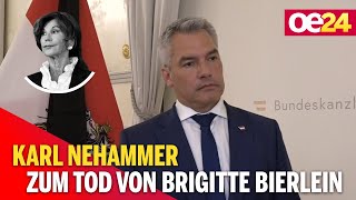 Alexander Van der Bellen zum Tod von ExBundeskanzlerin Bierlein [upl. by Atteiluj360]