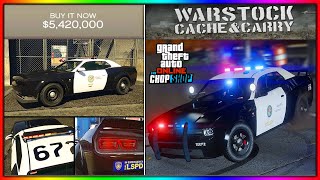 NEW GAUNTLET INTERCEPTOR How To Unlock POLICE Cop Car GTA 5 Chop Shop DLC GTA Online Update [upl. by Airamas]