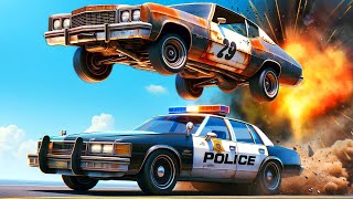 EPIC Police Chases amp MASSIVE Crashes in the Best of BeamNG Drive Mods [upl. by Dnalro748]