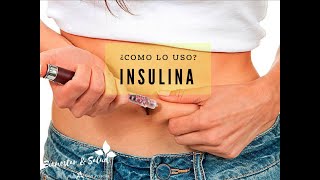 TUTORIAL1 CÓMO uso la INSULINA lapicero glargina [upl. by Dearr]