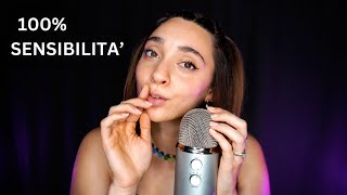 ASMR AL 100 DELLA SENSIBILITÀ 😨 brividi garantiti [upl. by Akeirahs]