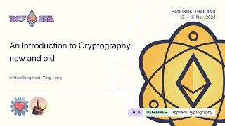 An Introduction to Cryptography new and old [upl. by Almallah]