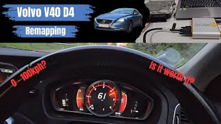 Remapping My Volvo V40 D4 Stage 1 [upl. by Emmer]