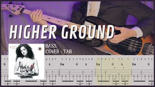 Higher Ground  Red Hot Chili Peppers Bass Cover with Tab [upl. by Condon197]