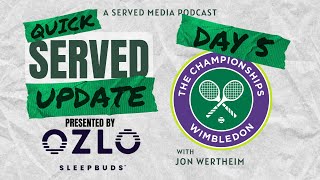 WIMBLEDON DAY 5 RECAP  COCO CRUISES RADUCANU DOMINATES TIAFOE STRONG IN LOSS DAY 5 RECAP [upl. by Cheyne]