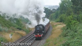 44871 with The Dorset Coast Express 24072024 [upl. by Bonis]